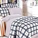 Blancho Bedding - [Red Black Plaid] Luxury Bed In A Bag Combo 300GSM