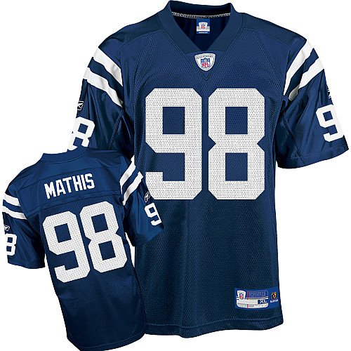 Reebok Indianapolis Colts Robert Mathis Replica Jersey Large