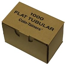 The Coin-Tainer Co. Flat Coin Wrappers, Dime, 1000 count (30010)