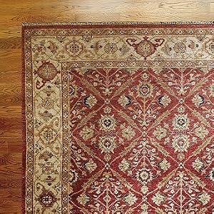 Samarkand Empress Wool Area Rugs - Rust, 9' x 12' - Frontgate