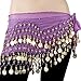 TopTie 158 Gold Coins Belly Dance Hip Scarf Vogue Style, Wholesale Hip Scarf