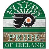 Wincraft St. Patrick's Day Philadelphia Flyers "Pride of Ireland" Wood Sign