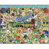 Baseball History 1000 Piece Educational Jigsaw Puzzle by White Mountain