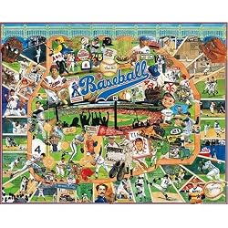 Baseball History 1000 Piece Educational Jigsaw Puzzle by White Mountain
