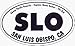 Oval San Luis Obispo - SLO - Sticker / Decal (Captain Nemo Games / The Sub / Cheap Th...