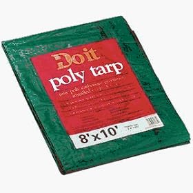 Do it Medium-Duty Green Poly Tarpaulin, 18X24 GRN MED DUTY TARP