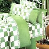 Blancho Bedding - [Country Life] 100% Cotton 4PC Comforter Cover/Duvet Cover Combo (Queen Size)