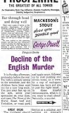 Decline of the English murder