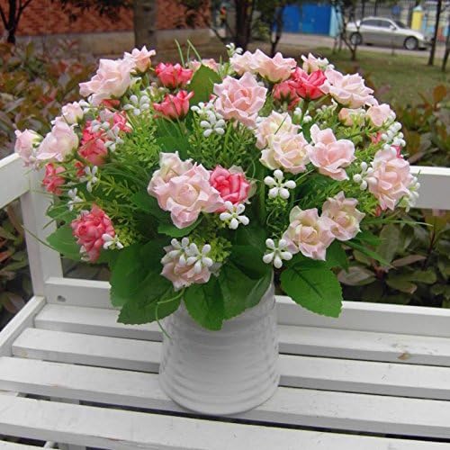Chic new 1pc 15buds display artificial flower plants wedding decoration The simulation of plant