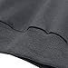 Coofandy Mens Long Sleeve T-shirt Casual Tee Cotton Raglan shirts Dark Gray Large