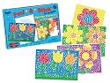 Lauri Toys Peel and Stick by Numbers Spring Flowers