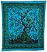 Luna Bazaar Boho Tree of Life Tapestry, Wall Hanging, and Bedspread,85
