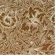 Kaffe Fassett Stencil Carnation Taupe