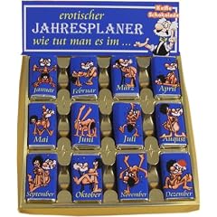 Erotischer Jahresplaner aus Schokolade