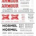 HO Reefer Dry Transfer, Armour/Miller/Hormel