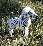Hansa Baby Zebra Stuffed Plush Animal