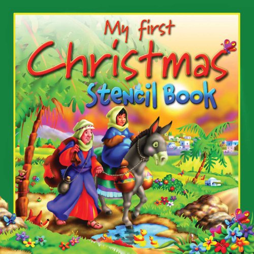 My First Christmas Stencil Book (Stencil Books)