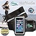 SafeWays Sports Armband - Full Touchscreen Functionality - Easy Access To Headphones, Camera - Smooth, Breathing, Lightweight - 5 Year Warranty