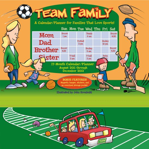 Team Family 2012 Wall Planner (calendar)