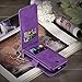 Galaxy Note 5 Case, Note 5 Case iNNEXT Note 5 Wallet Case Premium PU Leather Folio Book Style Multiple Card Slots Cash Pocket with Magnetic Closure Case Cover for Samsung Galaxy Note 5 (Purple)
