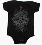 Inky Dink Black Born to Rock Onesie