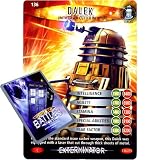 Review Deckboosters  / Doctor Who - Single Card : Exterminator 136 Dalek with Laser Cutter Weapon Dr Who Battles in Time Common Card
