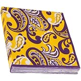 NCAA 20-Pack Paisley Luncheon Napkins - Purple/Gold