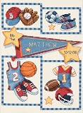 Dimensions Needlecrafts Counted Cross Stitch, Little Sports Birth Record