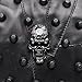 Jonon Women's Genuine Leather Sheepskin Studded Skull Shoulder Bag Crossbody Bag