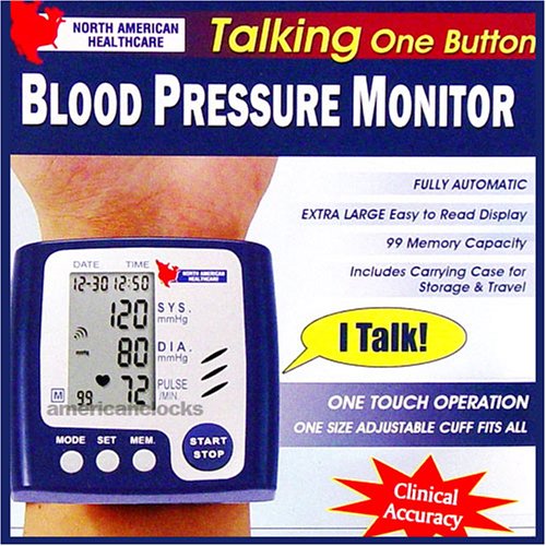HealthPersonalCare: As Seen On TV Wrist Talking Blood Pressure Monitor