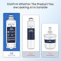 GLACIER FRESH Replacement for DA97-17376B Refrigerator Water Filters, HAF-QIN, HAF-QIN/EXP, DA97-08006C, RF23M8070SG, RF23M8070SR, RF23M8090SG, RF23M8090SR, RF23M8570SR, RF23M8590SG
