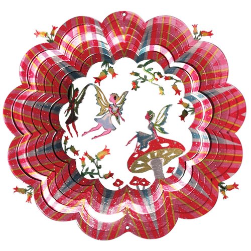 Iron Stop Designer 3D Fairy Wind Spinner - D6031-10 