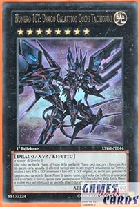 Carta yu gi oh numero 107 valore
