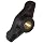 DimcoGray Black Thermoplastic Wingnut Knob Female, Brass Insert: 5/16-18" Thread x 7/16" Depth, 2-1/2" Diameter x 1-3/64" Height x 7/8" Hub Dia x 3/8" Hub Length (Pack of 10)