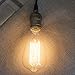 Vintage Edison Light Bulb 25 Watt Antique Decorative Incandescent Bulb Dimmable Filament Bulbs for Farmhouse Lighting Fixture, 2700K Warm Yellow, 85 Lumens, 6 Pack