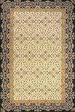 50" x 50" Momeni Persian Garden PG-09 - Charcoal Round