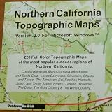 Northern California Topographic Maps 2.0 for Microsoft Windows 228 Full Color Maps