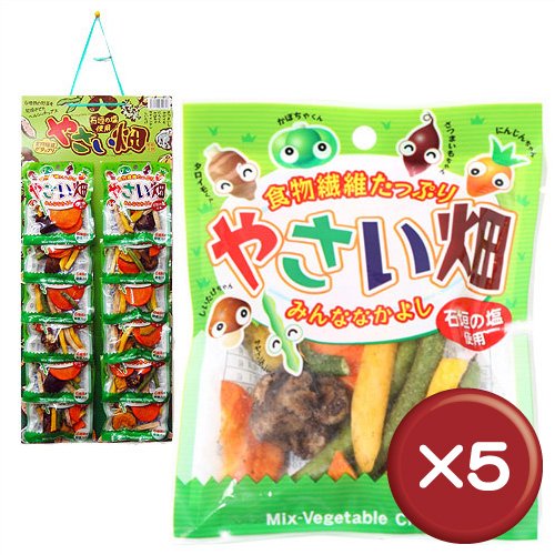 やさい畑　カレンダータイプ　25g×12袋（野菜チップス）　5個セット