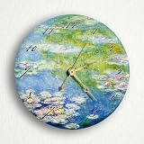 Monets 1908 Water Lilies 6" Silent Wall Clock