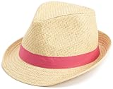 Berkshire Fashions Girls 7-16 Hello Kitty Straw Fedora