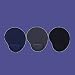 Compucessory Gel Mouse Pad, 9"x10"x1", Black