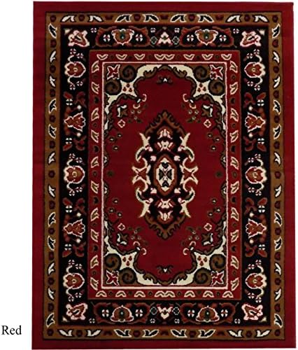 LARGE TRADITIONAL PERSIAN STYLE RUG STYLE 103(7'8"X10'8") RED