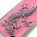 Luxury Czech Rhinestone Lizard Designer Hard Case Cover For Apple iPhone 4 AT&T
