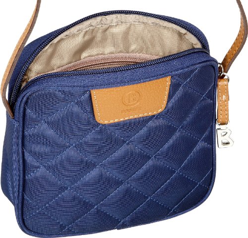 Bogner Elba Aruba 0493510186, Damen Umhängetasche, blau, (marine 186), 17x4x16