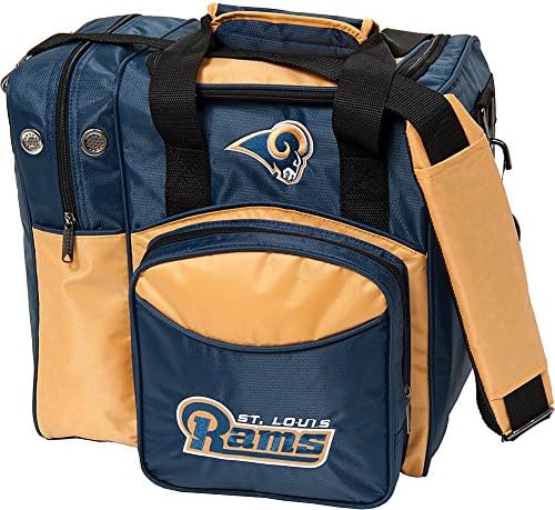KR Strikeforce Bowling NFL Single Bowling Ball Tote Bag (St. Louis Rams)