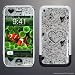 iphone White Heart Rhinestone GEL SKIN ip-g84