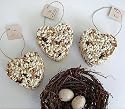 Wedding Favors Centerpiece Decorations, Bird Seed Hearts by Nature Favors 100 Ct.