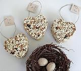 Personalized Bird Seed Heart Wedding Bridal Shower Party Favors Centerpiece Decorations By Nature Favors (Qty. 100)