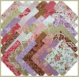 Fig Tree Quilts 5 GYPSY ROSE Fabric Charm Pack Squares Quilting Kit