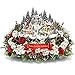 Thomas Kinkade Floral Centerpiece with Lighted Village Sculpture and Music by The Bradford Exchange